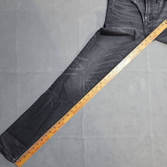 American Eagle Ne(x)t Level Flex Stacked Skinny Jean Black Size 26x28 - Picture 8 of 9